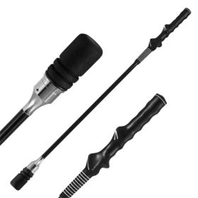 Portable Fiberglass Golf Swing Stick, Improve Grip & Shot Accuracy Golf Warm-Up Tool For Beginners & Pros-Black (Option: Defaulttitle)