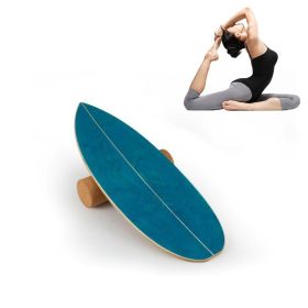 Balancing Board with Storage Rack to Exercise for Household & Gym (Color: Blue, Type: Fitness Supplies)
