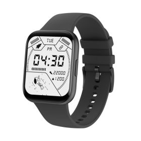 P25 Full-touch Heart Rate Monitoring Sports Smart Bracelet (Option: Black-Watch)